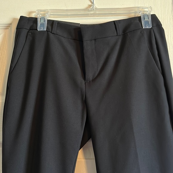 Banana Republic- Logan Mid Rise, Lined, Size 0, Black Pants - Picture 1 of 8